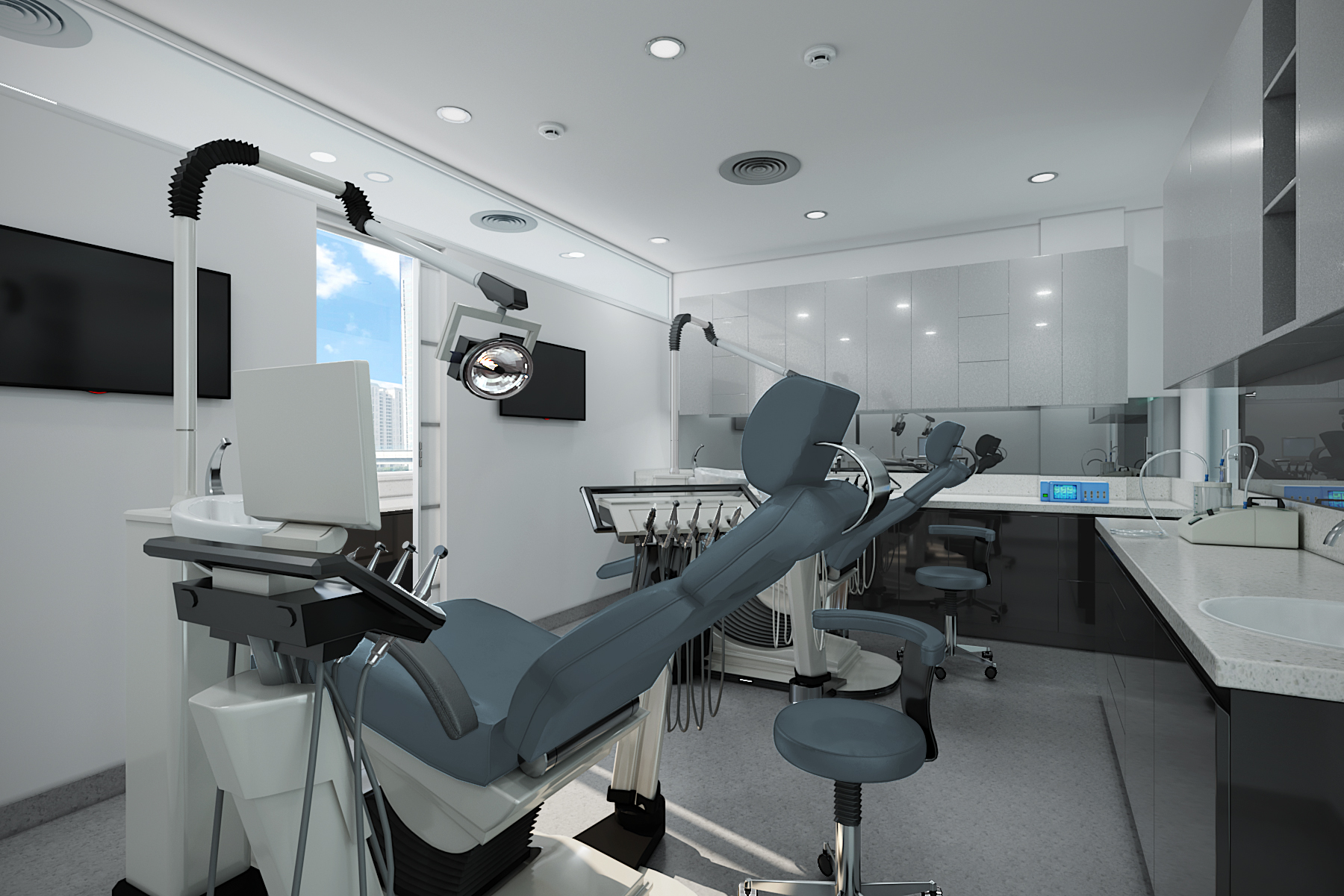 Dental treatment room at VEGA Medical Center
