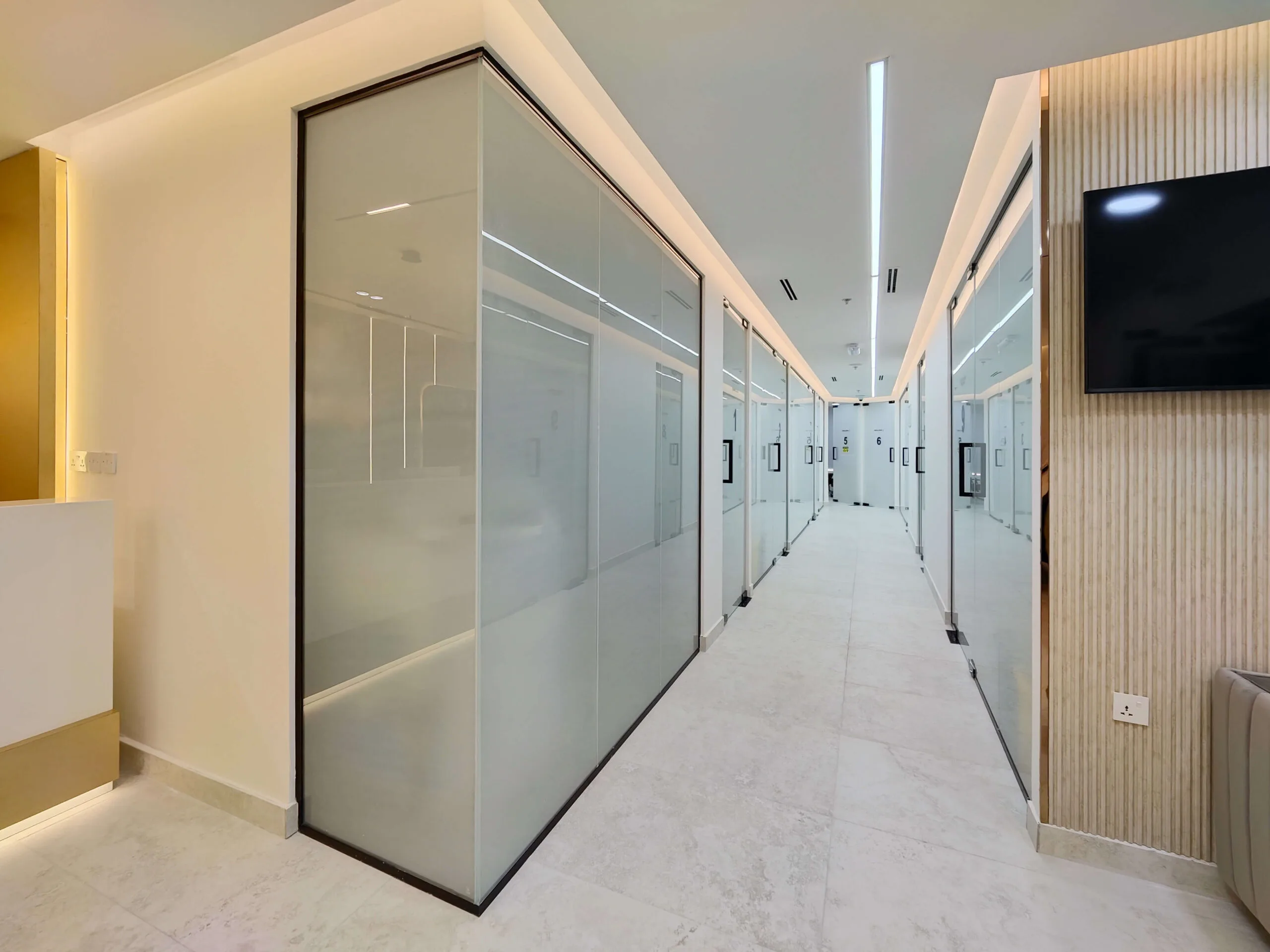 Treatment room corridor at VEGA Medical Center